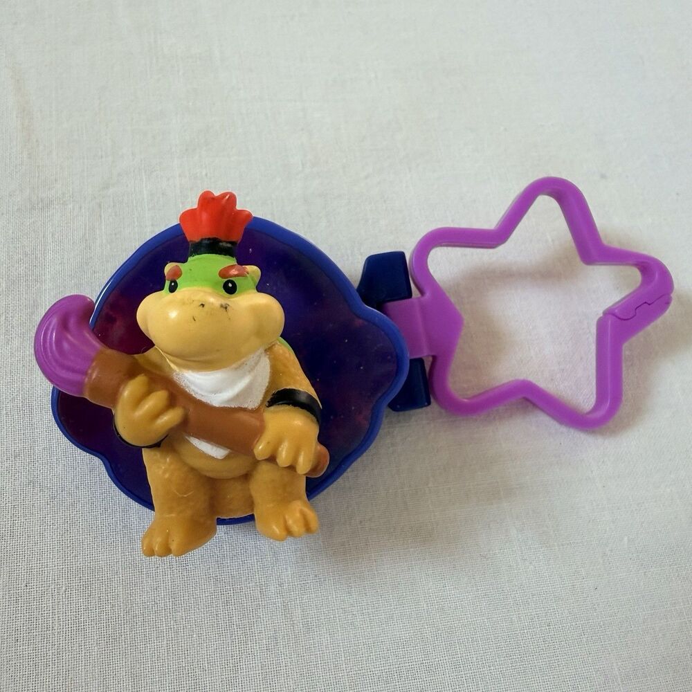 2025 McDonald’s Nintendo Bowser Jr Happy Meal Toy Galaxy Wand Clip Collectible